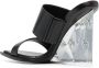 Alexander McQueen Shard 115mm wedge sandals Zwart - Thumbnail 3