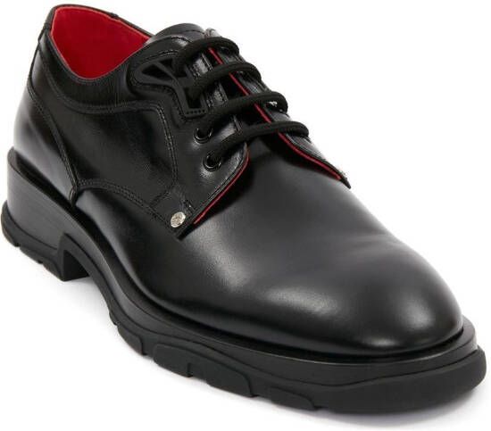 Alexander McQueen Slim Tread derby schoenen Zwart
