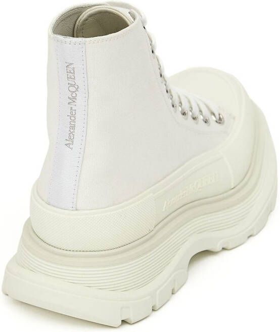 Alexander McQueen Sneakers met chunky zool Wit