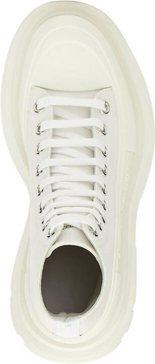 Alexander McQueen Tread Slick laarzen Wit