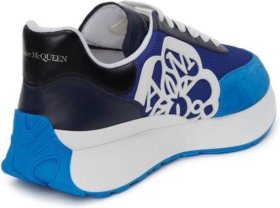 Alexander McQueen Sneakers met colourblocking Blauw