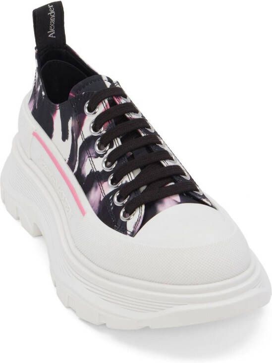 Alexander McQueen Sneakers met plateauzool Zwart