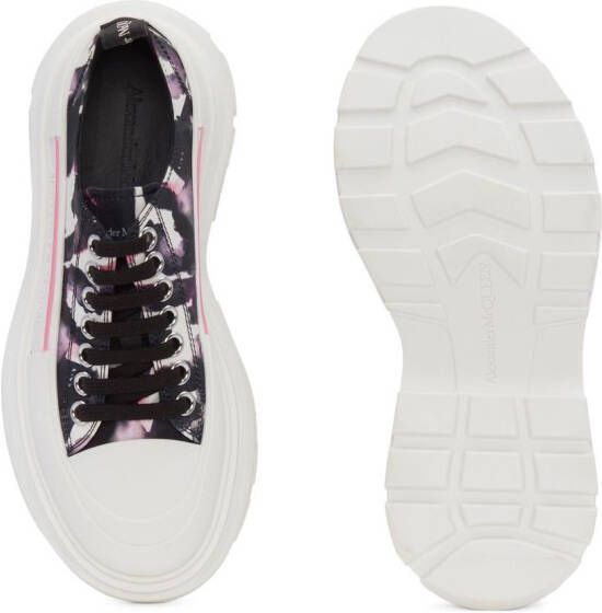 Alexander McQueen Sneakers met plateauzool Zwart