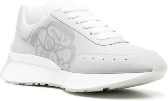 Alexander McQueen Sprint Runner low-top sneakers Grijs