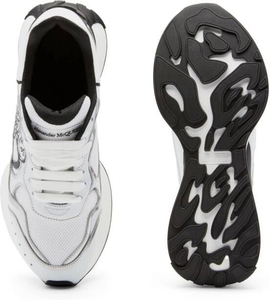 Alexander McQueen Sprint Runner low-top sneakers Wit