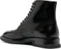 Alexander McQueen Veterlaarzen met textuur Zwart - Thumbnail 3