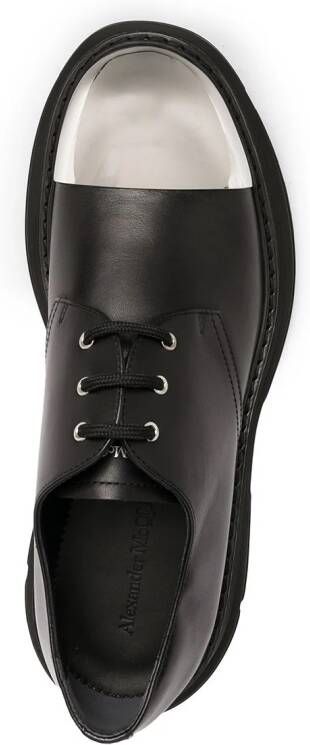 Alexander McQueen Tread Derby schoenen Zwart