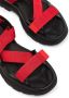 Alexander McQueen Tread sandalen met logoband Rood - Thumbnail 2