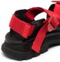 Alexander McQueen Tread sandalen met logoband Rood - Thumbnail 4
