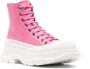 Alexander McQueen Tread Slick laarzen Roze - Thumbnail 2