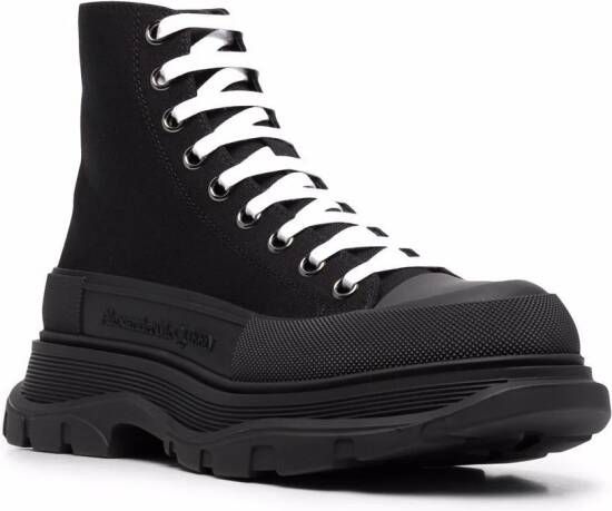 Alexander McQueen Tread Slick high-top sneakers Zwart