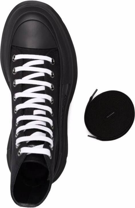 Alexander McQueen Tread Slick high-top sneakers Zwart