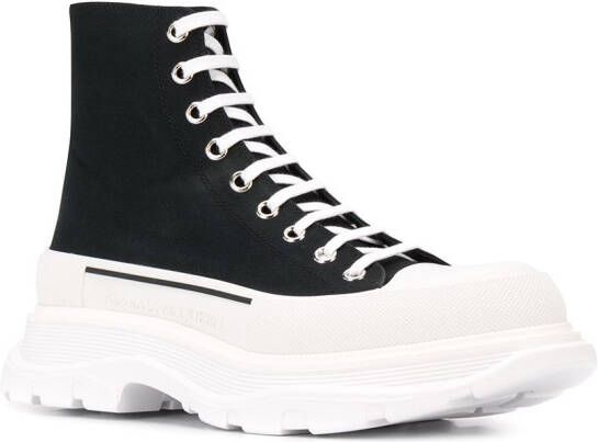 Alexander McQueen Tread Slick high-top sneakers Zwart