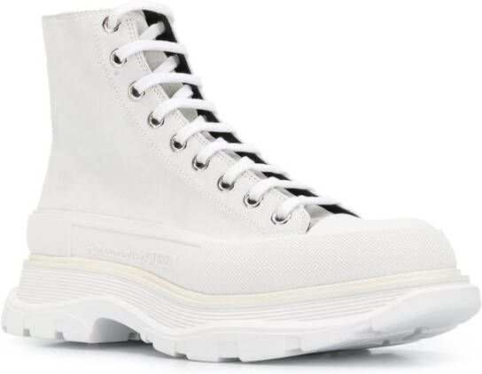 Alexander McQueen Tread Slick laarzen Wit