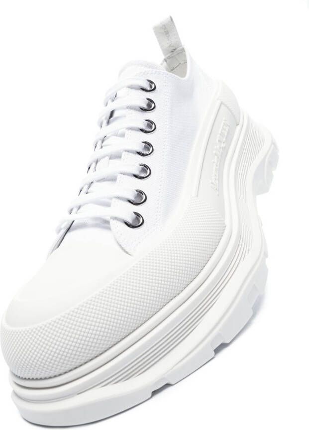 Alexander McQueen Tread Slick low-top sneakers Wit