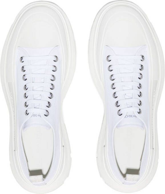 Alexander McQueen Tread Slick low-top sneakers Wit