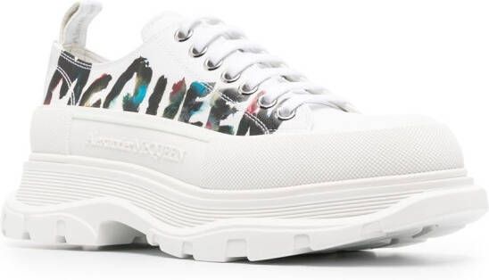 Alexander McQueen Tread Slick low-top sneakers Wit