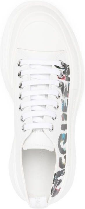 Alexander McQueen Tread Slick low-top sneakers Wit