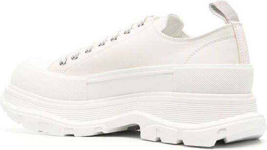 Alexander McQueen Tread Slick veterschoenen Beige