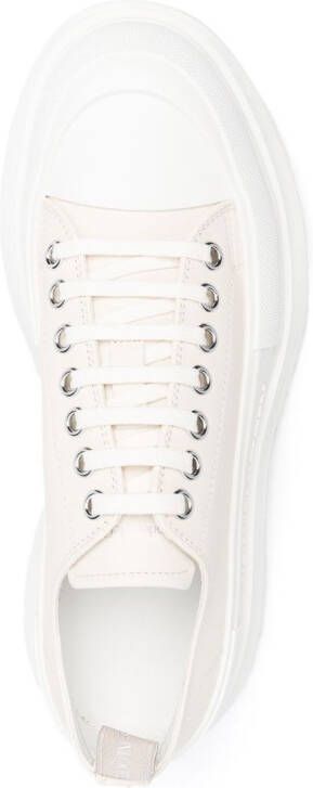 Alexander McQueen Tread Slick veterschoenen Beige