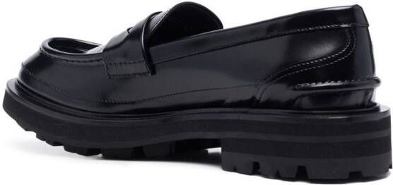Alexander McQueen Penny loafers Zwart