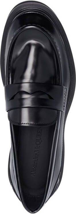 Alexander McQueen Penny loafers Zwart