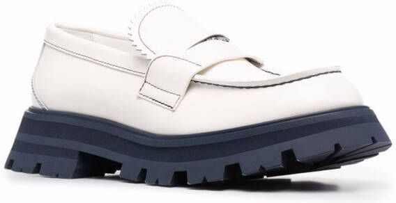 Alexander McQueen Wander chunky loafers Wit