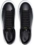 Alexander McQueen Oversized leren sneakers Zwart - Thumbnail 4