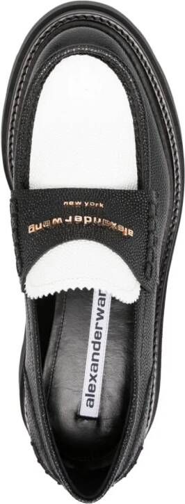 Alexander Wang Carter loafers met plateauzool Zwart