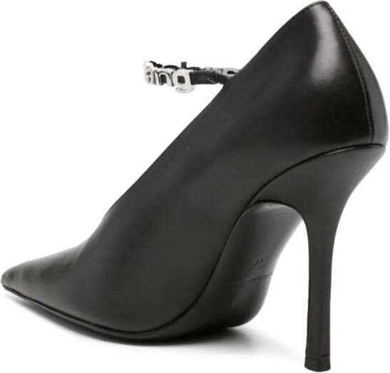 Alexander Wang Delphine pumps met logoband Zwart