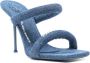 Alexander Wang Julie 105 mm denim sandalen Blauw - Thumbnail 2