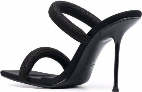 Alexander Wang Julie sandalen met logoprint Zwart