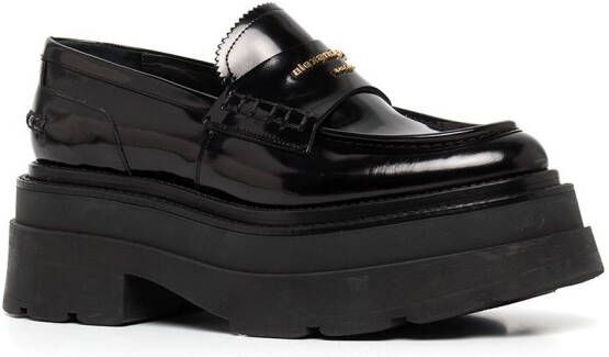 Alexander Wang Loafers met chunky zool Zwart