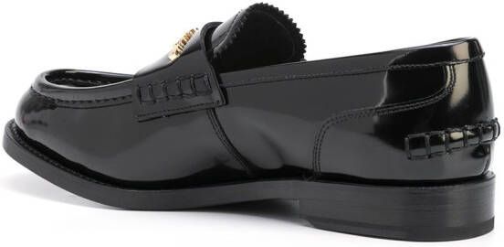 Alexander Wang Loafers met logo-reliëf Zwart