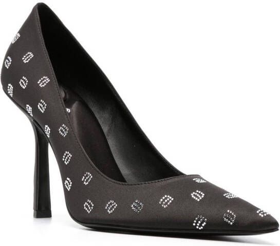 Alexander Wang Pumps verfraaid met monogram Zwart