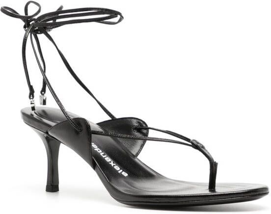 Alexander Wang Sandalen met enkelbandje Zwart