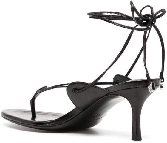 Alexander Wang Sandalen met enkelbandje Zwart