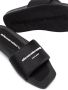 Alexander Wang Slippers met logoprint Zwart - Thumbnail 2