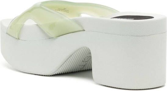 Alexander Wang Sport slippers met plateauzool Grijs