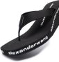 Alexander Wang Teenslippers met logoprint Zwart - Thumbnail 2