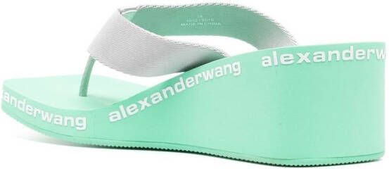 Alexander Wang Sandalen met sleehak Groen