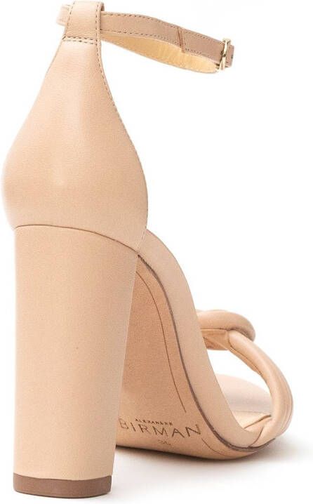 Alexandre Birman Chiara sandalen met blokhak Beige