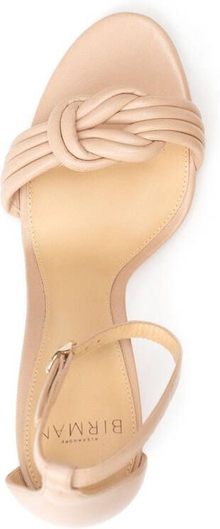 Alexandre Birman Chiara sandalen met blokhak Beige