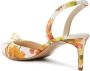 Alexandre Birman Clarita 60 slingback sandalen met bloemenprint Geel - Thumbnail 3