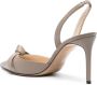 Alexandre Birman Clarita 90mm leren slingback pumps Grijs - Thumbnail 3