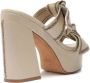 Alexandre Birman Clarita asymmetrische sandalen Beige - Thumbnail 3