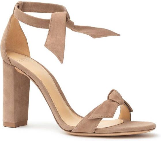 Alexandre Birman Clarita gestrikte sandalen Beige