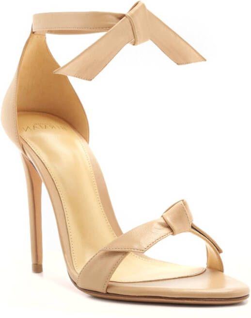 Alexandre Birman Clarita sandalen met geknoopt detail Beige