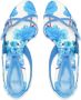 Alexandre Birman Maia 60mm sandalen met bloemenprint Blauw - Thumbnail 4