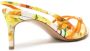 Alexandre Birman Maia 60mm sandalen met bloemenprint Oranje - Thumbnail 4